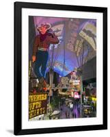 The Freemont Street Experience in Downtown Las Vegas, Las Vegas, Nevada, USA, North America-Gavin Hellier-Framed Photographic Print