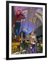 The Freemont Street Experience in Downtown Las Vegas, Las Vegas, Nevada, USA, North America-Gavin Hellier-Framed Photographic Print