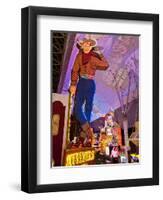 The Freemont Street Experience in Downtown Las Vegas, Las Vegas, Nevada, USA, North America-Gavin Hellier-Framed Photographic Print