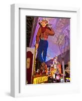 The Freemont Street Experience in Downtown Las Vegas, Las Vegas, Nevada, USA, North America-Gavin Hellier-Framed Photographic Print