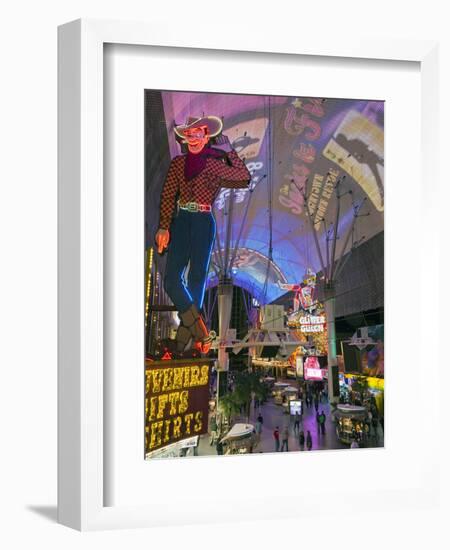 The Freemont Street Experience in Downtown Las Vegas, Las Vegas, Nevada, USA, North America-Gavin Hellier-Framed Photographic Print