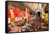 The Fremont Street Experience in Downtown Las Vegas-Gavin Hellier-Framed Stretched Canvas