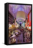 The Fremont Street Experience in Downtown Las Vegas-Gavin Hellier-Framed Stretched Canvas