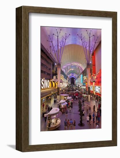 The Fremont Street Experience in Downtown Las Vegas-Gavin Hellier-Framed Photographic Print