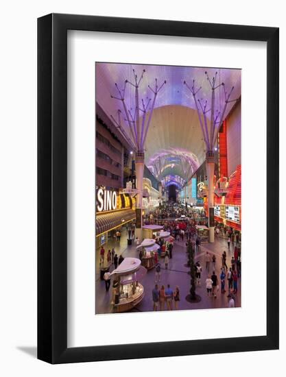 The Fremont Street Experience in Downtown Las Vegas-Gavin Hellier-Framed Photographic Print