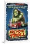 The Fremont Troll Movie Poster-Lantern Press-Framed Art Print