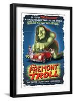 The Fremont Troll Movie Poster-Lantern Press-Framed Art Print