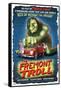 The Fremont Troll Movie Poster-Lantern Press-Framed Stretched Canvas