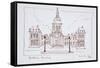 The French Academy, Paris, France-Richard Lawrence-Framed Stretched Canvas