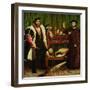 The French Ambassadors of King Henry II at the Court of the English King Henry VIII-Hans Holbein the Younger-Framed Giclee Print