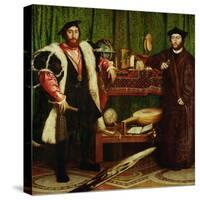 The French Ambassadors of King Henry II at the Court of the English King Henry VIII-Hans Holbein the Younger-Stretched Canvas