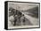 The French and English Boat-Race on the Seine-Paul Destez-Framed Stretched Canvas