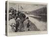 The French and English Boat-Race on the Seine-Paul Destez-Stretched Canvas