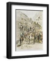 The French Army, 1886, Colonial Wars, Morocco-Edouard Detaille-Framed Giclee Print