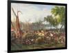 The French Army Crossing the Rhine at Dusseldorf, 6th September 1795-Louis Lejeune-Framed Giclee Print