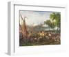 The French Army Crossing the Rhine at Dusseldorf, 6th September 1795-Louis Lejeune-Framed Giclee Print