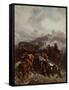 The French Army Crossing the Sierra De Guadarrama, Spain, December 1808, 1812-Nicolas Antoine Taunay-Framed Stretched Canvas