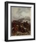 The French Army Crossing the Sierra De Guadarrama, Spain, December 1808, 1812-Nicolas Antoine Taunay-Framed Giclee Print