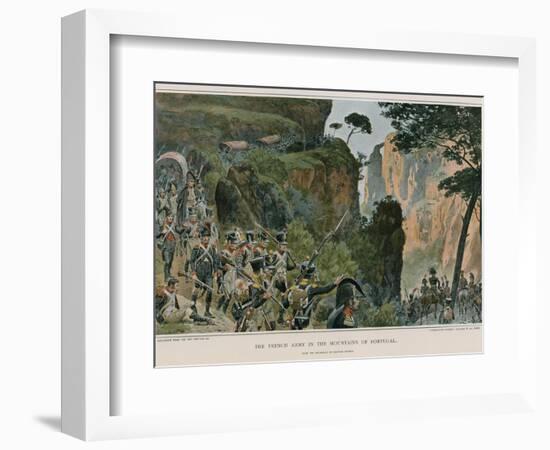 The French Army in the Mountains of Portugal-Maurice Henri Orange-Framed Giclee Print