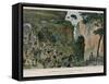 The French Army in the Mountains of Portugal-Maurice Henri Orange-Framed Stretched Canvas