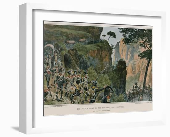 The French Army in the Mountains of Portugal-Maurice Henri Orange-Framed Giclee Print