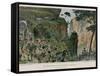 The French Army in the Mountains of Portugal-Maurice Henri Orange-Framed Stretched Canvas