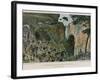 The French Army in the Mountains of Portugal-Maurice Henri Orange-Framed Giclee Print