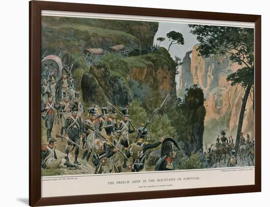 The French Army in the Mountains of Portugal-Maurice Henri Orange-Framed Giclee Print