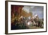The French Army Takes an Oath to Emperor Napoleon after the Distribution of Eagles, December 5 1804-Jacques-Louis David-Framed Giclee Print