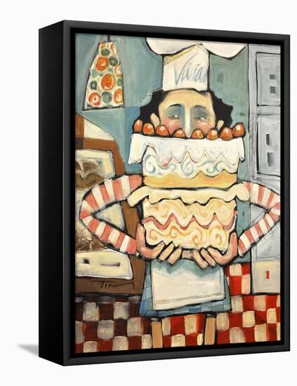 The French Baker-Tim Nyberg-Framed Stretched Canvas