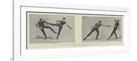 The French Boxers at the Alhambra Theatre-null-Framed Giclee Print