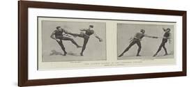 The French Boxers at the Alhambra Theatre-null-Framed Giclee Print