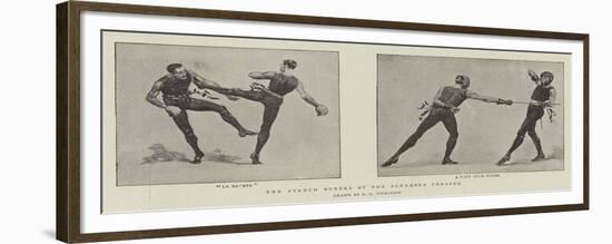The French Boxers at the Alhambra Theatre-null-Framed Giclee Print