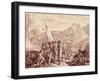 The French Capture of Tobago, 1781-Francois Godefroy-Framed Giclee Print