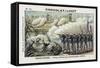 The French Capturing Oudong, Indochina, 1866-null-Framed Stretched Canvas