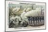 The French Capturing Oudong, Indochina, 1866-null-Mounted Giclee Print