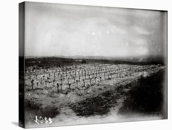 The French Cemetery at Plateau de Californie, Craonne, 1917-Jacques Moreau-Stretched Canvas