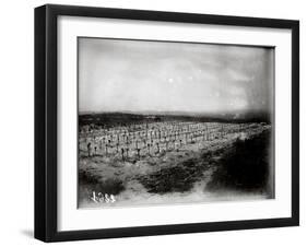 The French Cemetery at Plateau de Californie, Craonne, 1917-Jacques Moreau-Framed Photographic Print