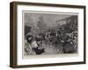 The French Charity Fetes at Earl's Court, the Battle of Flowers-Frederic De Haenen-Framed Giclee Print