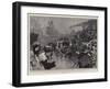 The French Charity Fetes at Earl's Court, the Battle of Flowers-Frederic De Haenen-Framed Giclee Print