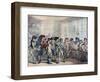 The French Coffee House, Late 18th Century-Thomas Rowlandson-Framed Giclee Print