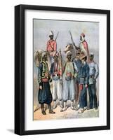 The French Colonial Forces, 1891-Henri Meyer-Framed Giclee Print