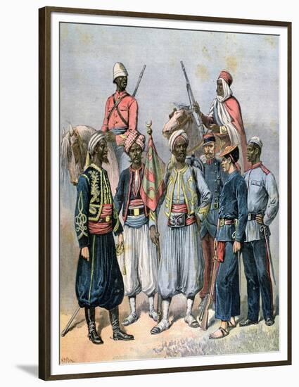 The French Colonial Forces, 1891-Henri Meyer-Framed Premium Giclee Print