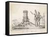 The French Coloniser Jean Ribault Sets up His Column in Florida-Theodor de Bry-Framed Stretched Canvas