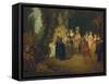 The French Comedy, after 1716-Jean Antoine Watteau-Framed Stretched Canvas