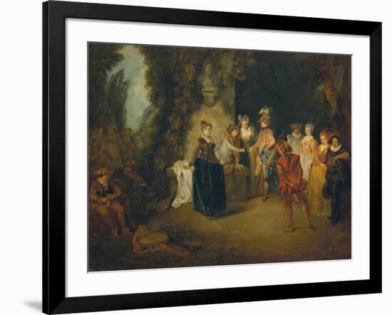 The French Comedy, after 1716-Jean Antoine Watteau-Framed Giclee Print