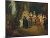 The French Comedy, after 1716-Jean Antoine Watteau-Mounted Giclee Print
