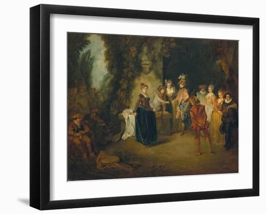 The French Comedy, after 1716-Jean Antoine Watteau-Framed Giclee Print