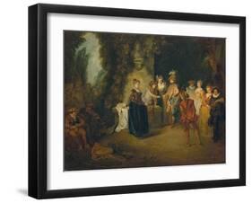 The French Comedy, after 1716-Jean Antoine Watteau-Framed Giclee Print