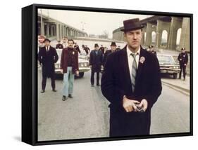 The French Connection, Gene Hackman, 1971-null-Framed Stretched Canvas